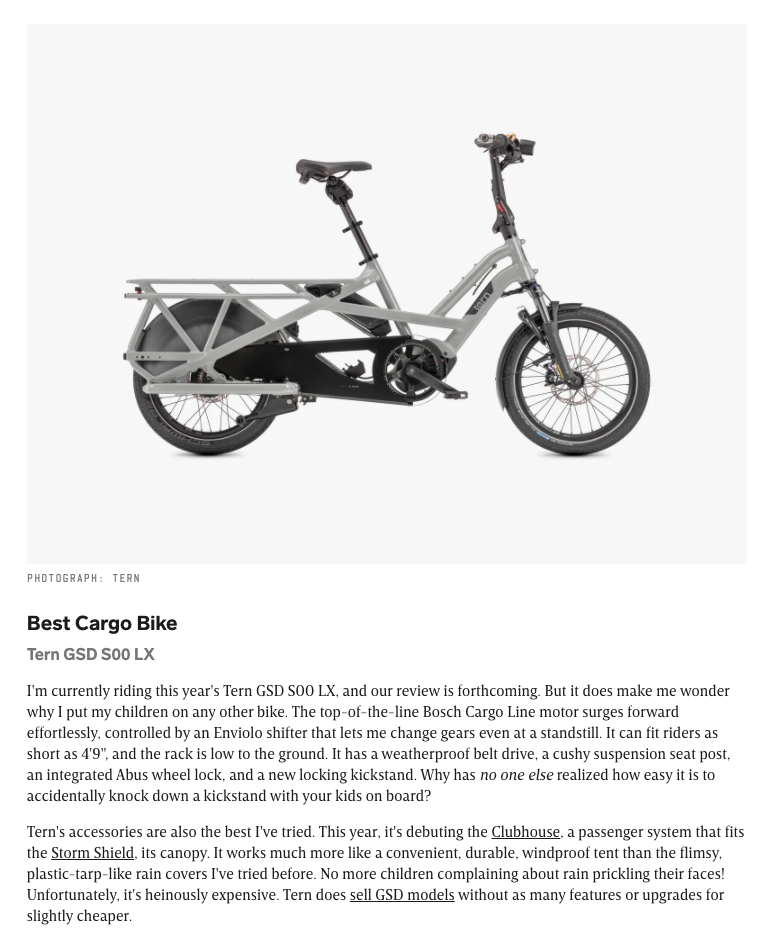 The 13 Best Electric Bikes for Every Kind of Ride (GSD S00) Tern Bicycles